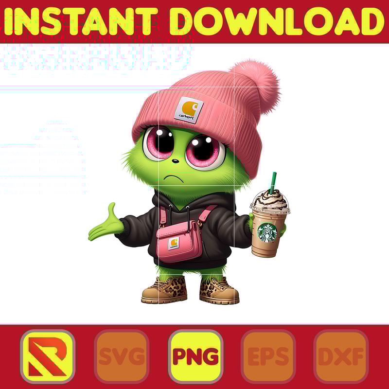 Grinch bougie Hoodie Png, Colorful Boujee Png, Christmas Trending 2023 Png, Instant Download (8).jpg