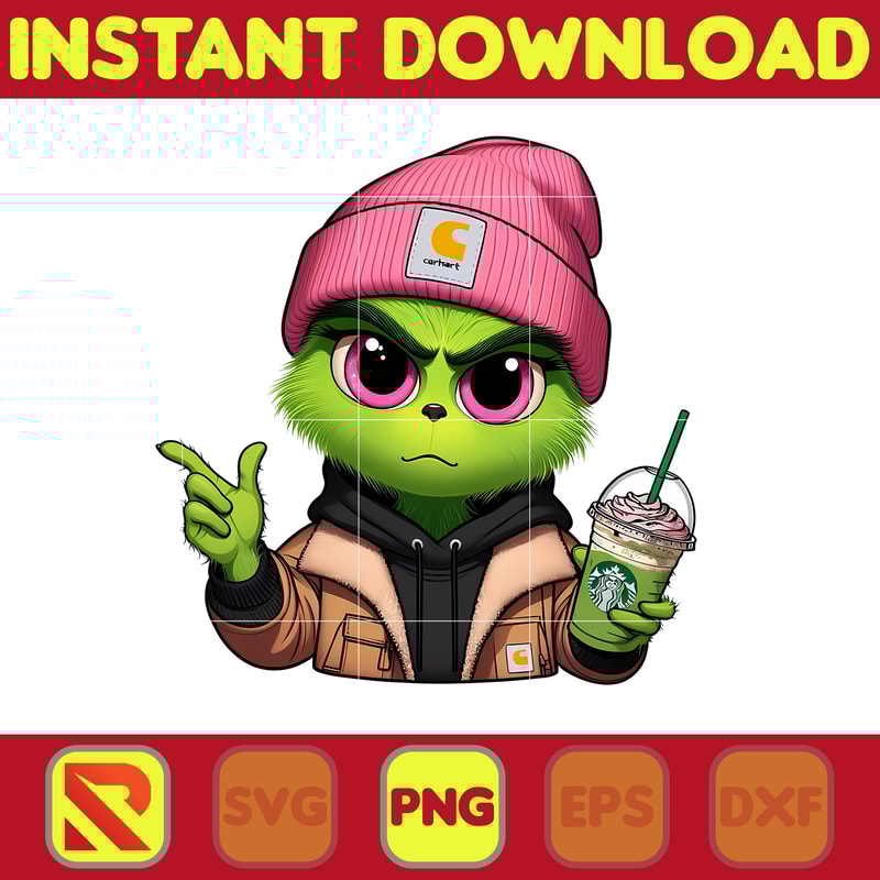 Grinch bougie Hoodie Png, Colorful Boujee Png, Christmas Trending 2023 Png, Instant Download (9).jpg