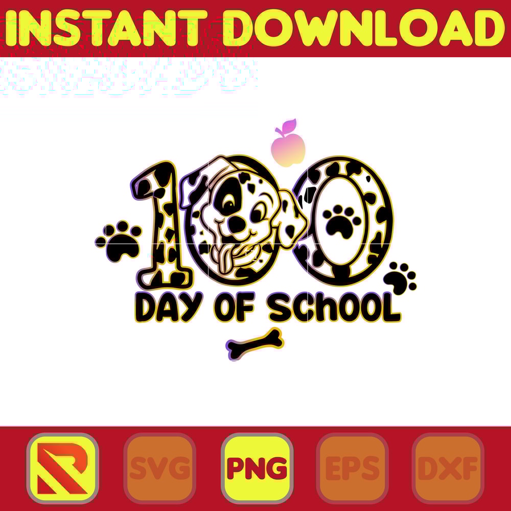 Big 100 Days Of School Png, Mouse and Friend, 100th Day of School Png, Back To School, Toy 100 Days Pop, Woody Png (5).jpg