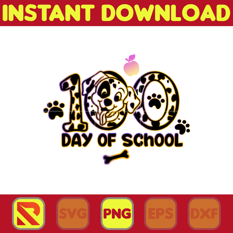 Big 100 Days Of School Png, Mouse and Friend, 100th Day of School Png, Back To School, Toy 100 Days Pop, Woody Png (5).jpg