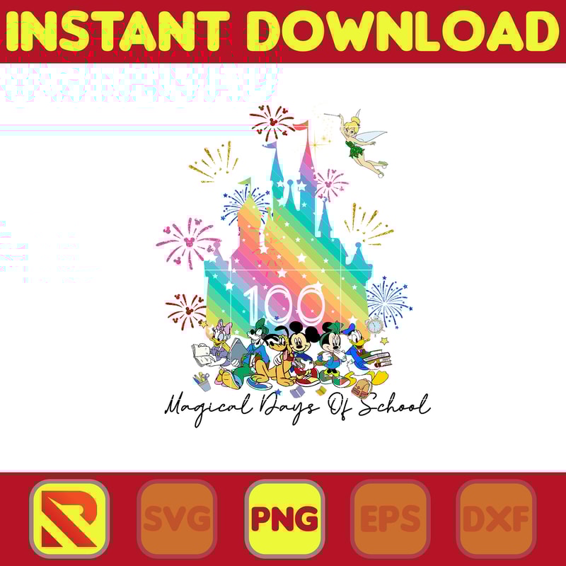 Big 100 Days Of School Png, Mouse and Friend, 100th Day of School Png, Back To School, Toy 100 Days Pop, Woody Png (45).jpg