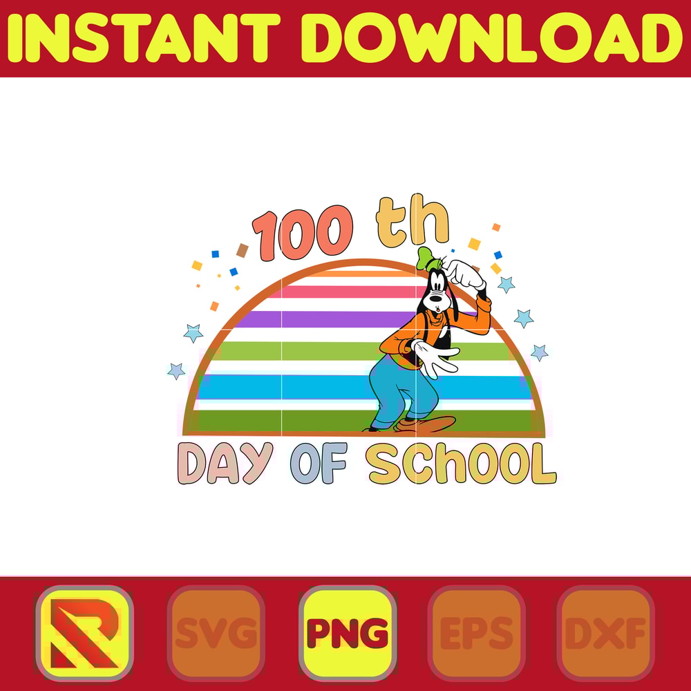 Big 100 Days Of School Png, Mouse and Friend, 100th Day of School Png, Back To School, Toy 100 Days Pop, Woody Png (158).jpg
