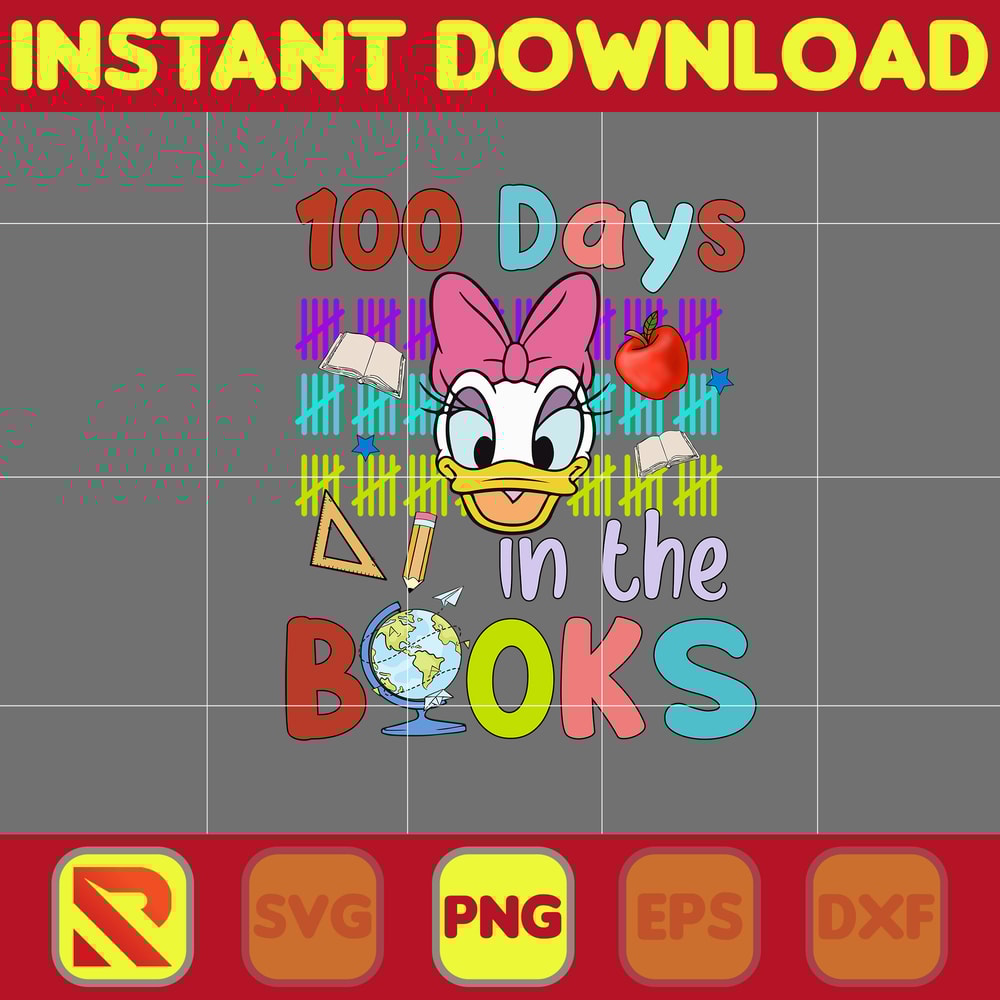 Big 100 Days Of School Png, Mouse and Friend, 100th Day of School Png, Back To School, Toy 100 Days Pop, Woody Png (169).jpg