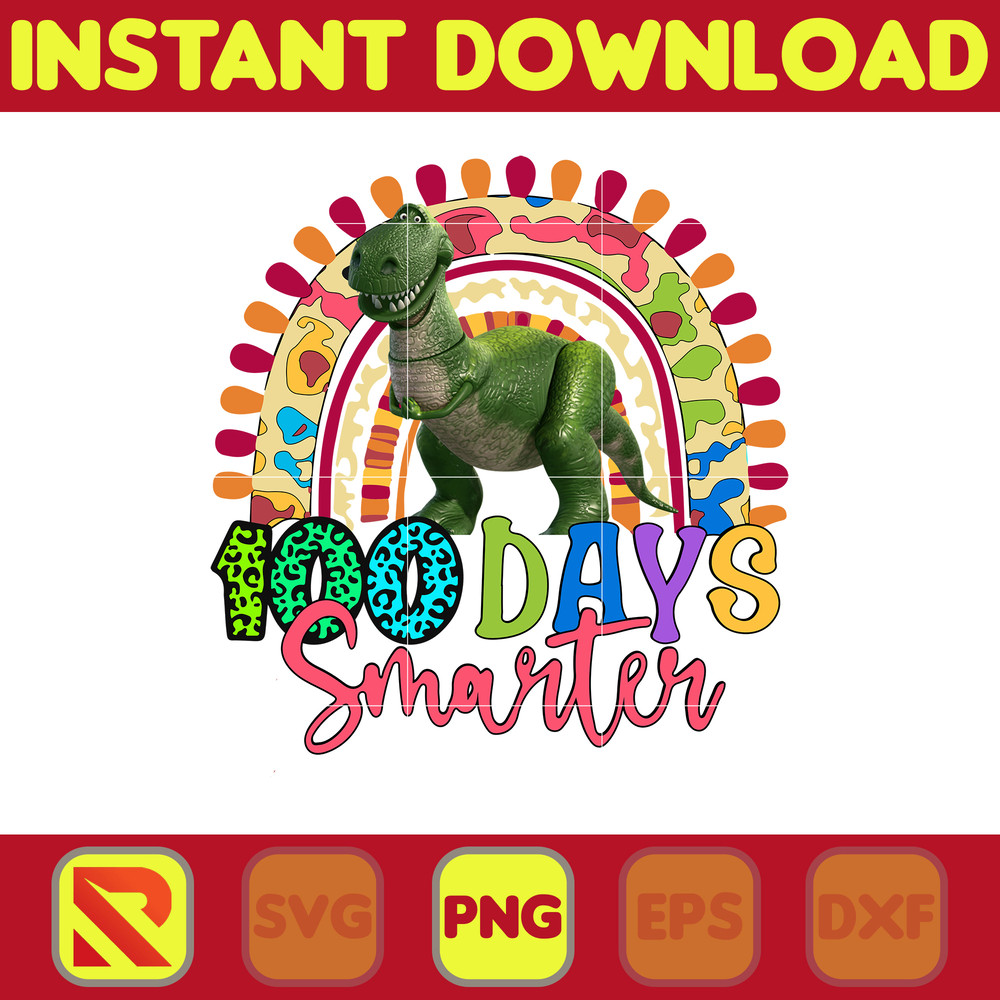 Big 100 Days Of School Png, Mouse and Friend, 100th Day of School Png, Back To School, Toy 100 Days Pop, Woody Png (188).jpg