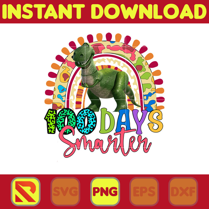 Big 100 Days Of School Png, Mouse and Friend, 100th Day of School Png, Back To School, Toy 100 Days Pop, Woody Png (188).jpg