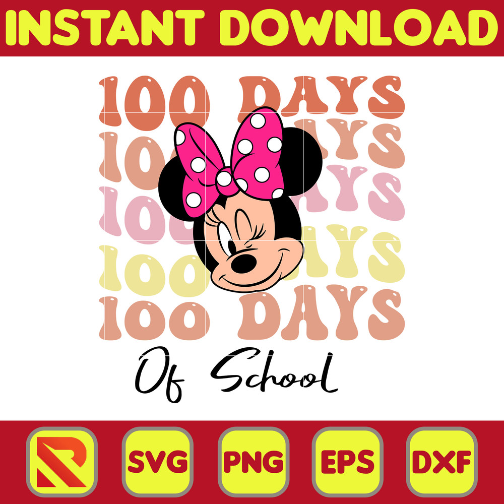 Big 100 Days Of School Svg, Mouse and Friend, 100th Day of School Svg, Back To School, Toy 100 Days Pop, Woody Svg (7).jpg