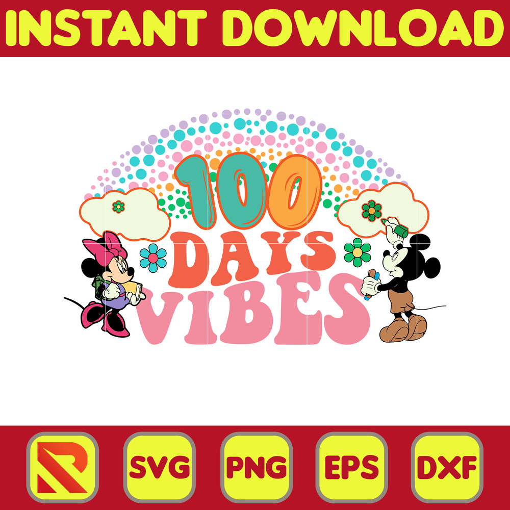 Big 100 Days Of School Svg, Mouse and Friend, 100th Day of School Svg, Back To School, Toy 100 Days Pop, Woody Svg (16).jpg