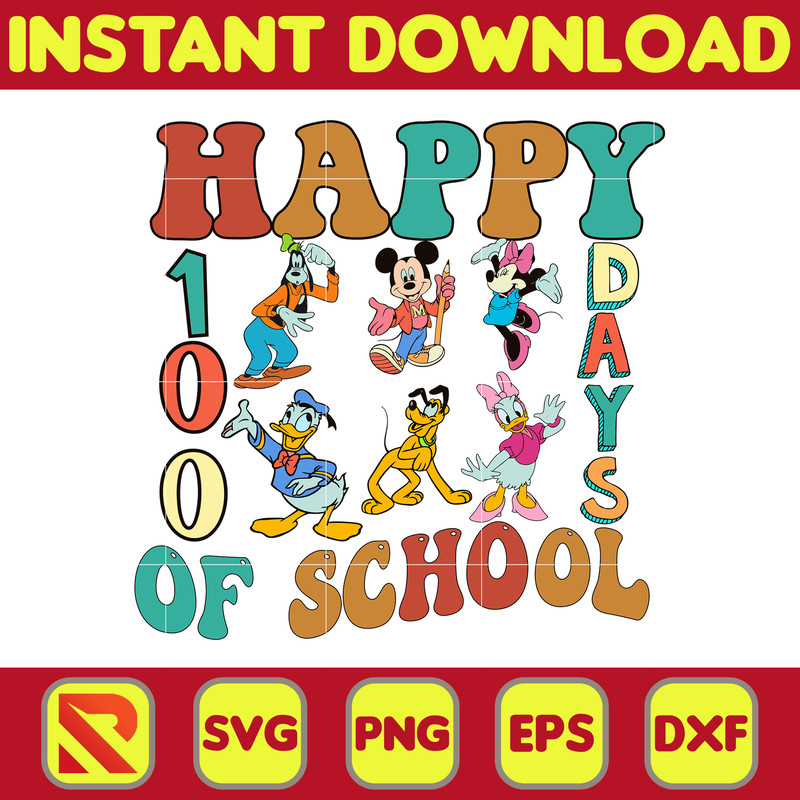 Big 100 Days Of School Svg, Mouse and Friend, 100th Day of School Svg, Back To School, Toy 100 Days Pop, Woody Svg (20).jpg