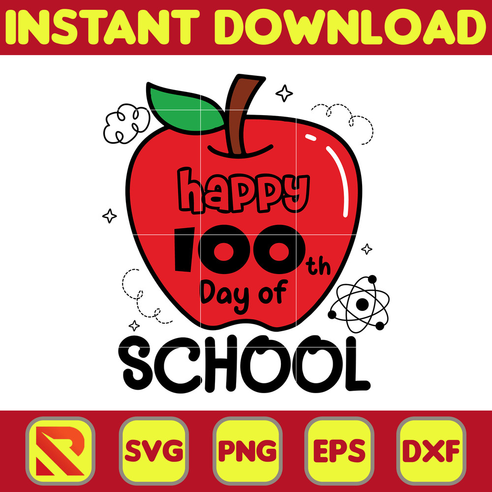 Big 100 Days Of School Svg, Mouse and Friend, 100th Day of School Svg, Back To School, Toy 100 Days Pop, Woody Svg (22).jpg