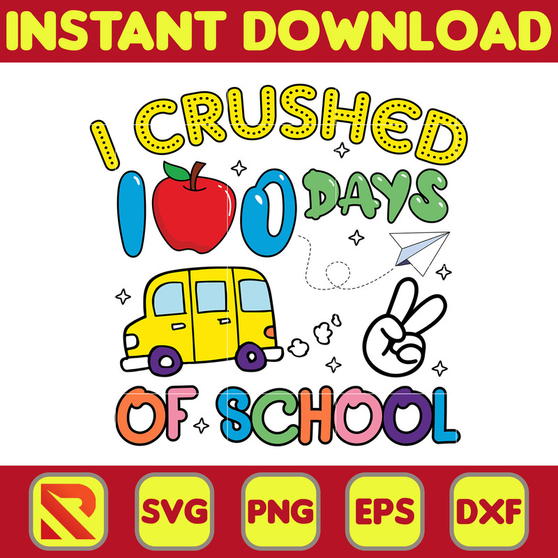 Big 100 Days Of School Svg, Mouse and Friend, 100th Day of School Svg, Back To School, Toy 100 Days Pop, Woody Svg (33).jpg