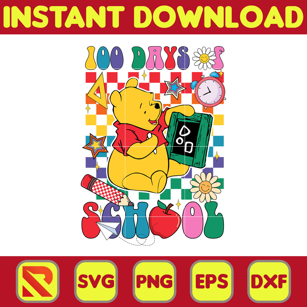 Big 100 Days Of School Svg, Mouse and Friend, 100th Day of School Svg, Back To School, Toy 100 Days Pop, Woody Svg (51).jpg