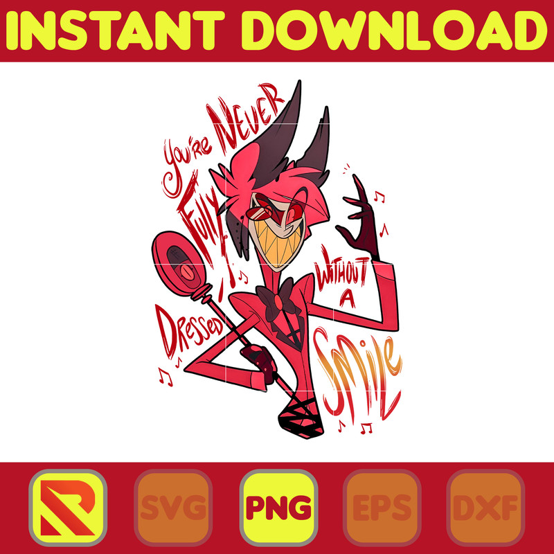 Alastor Png, Hazbin Hotel Characters Png, Hazbin Hotel Cartoon Png, Birthday Gift For Fan, Helluva Boss Png, Instant Download.jpg