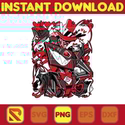 vox hazbin hotel png, hazbin hotel characters png, hazbin hotel cartoon png, birthday gift for fan, helluva boss png