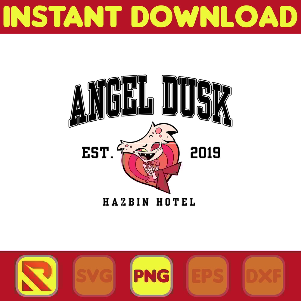 Angel Dusk Est.2019 Png, Hazbin Hotel Png, Hazbin Hotel Cartoon Png, Helluva Boss Png, Combo Hazbin Hotel Png, Instant Download.jpg
