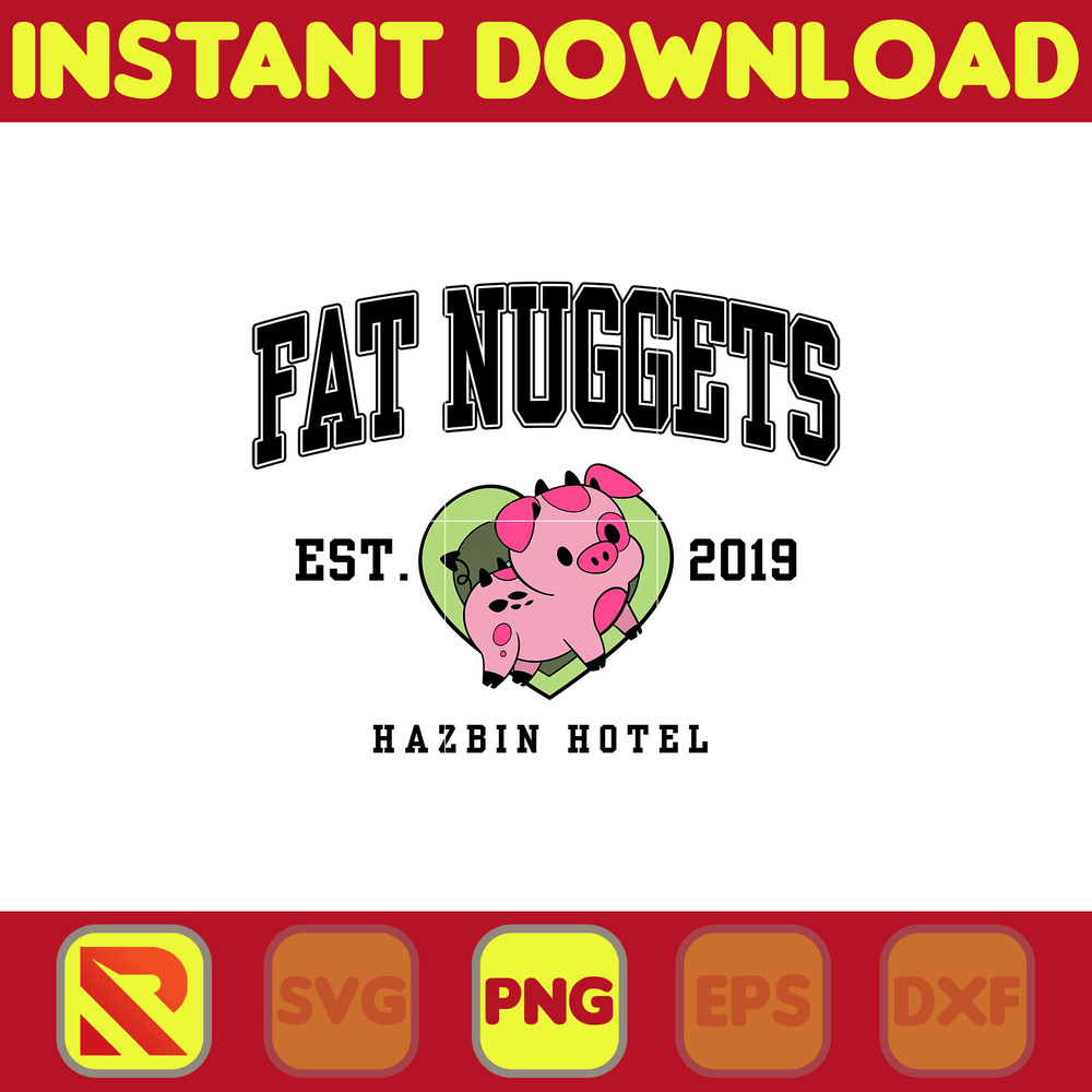 Fat Nuggets Est.2019 Png, Hazbin Hotel Png, Hazbin Hotel Cartoon Png, Helluva Boss Png, Combo Hazbin Hotel Png, Instant Download.jpg