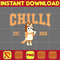 chilli Est 2018 Png, Designs Blue Dog Png, Blue Dog Birthday Png Sublimation, Blue Dog Family Png, Clipart Sublimation.jpg
