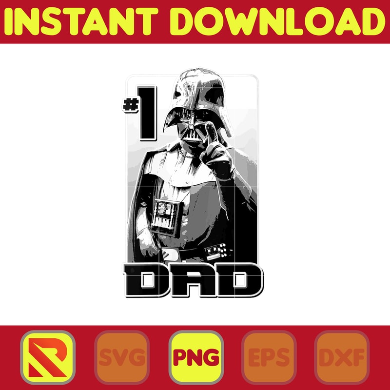 -1 Dad Png , May The 4th Be With You Png, May 4th Png, Family Vacation Png, Science Fiction Png, This Is The Way, Be With You Png.jpg