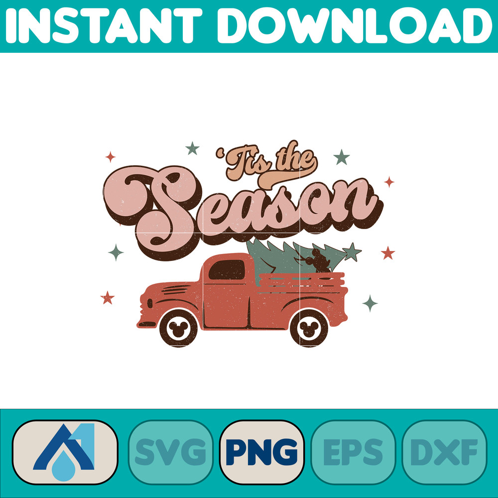 Christmas Png, Christmas Character, Retro Christmas Png, Christmas Squad Png, Christmas Mouse And Friends (13).jpg