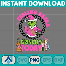 retro pink grinch png, retro christmas png, grinch png, grinch png, christmas png, pink christmas png (8)