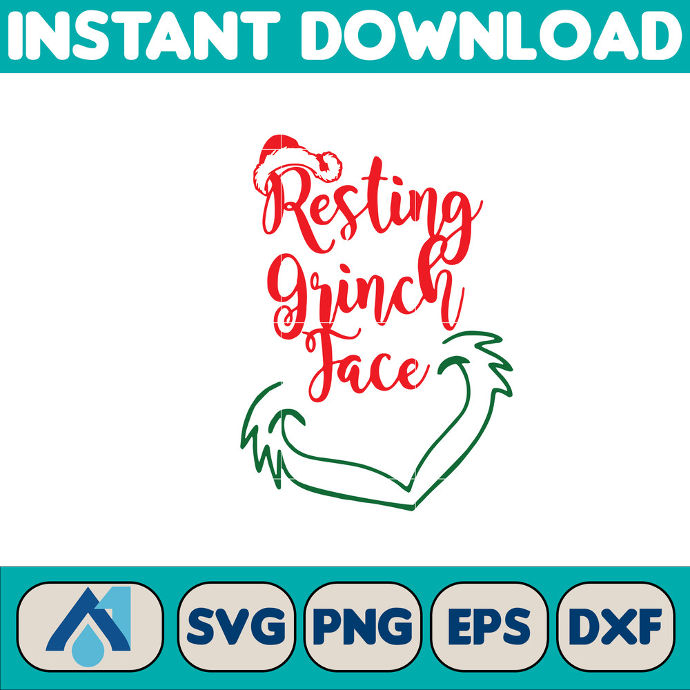 The Grinch Svg, Grinch Christmas Svg, Grinch Clipart Files, Files for Cricut & Silhouette Digital File, Instant Download (11).jpg