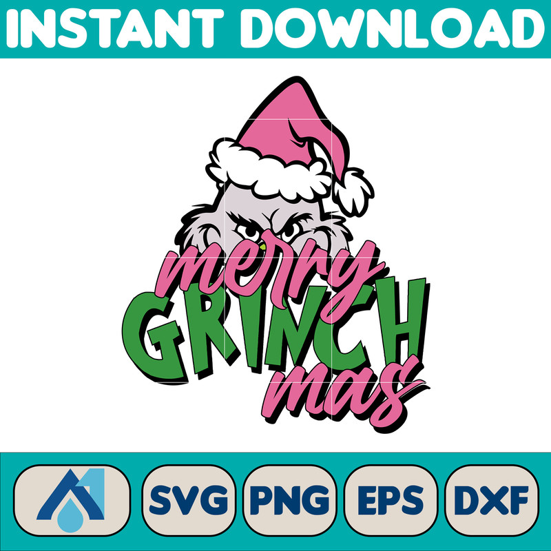 Retro Pink Christmas Svg, pink Christmas Svg, Christmas Svg, christmas shirt design, Grinch Svg, pink Grinch Svg (23).jpg