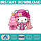 Hello Pink Kitty PNG, Hello Christmas Kitty PNG, Pink Christmas Tree, Pink Candy Cane, Pink Santa Hat, Pink Decor (21).jpg