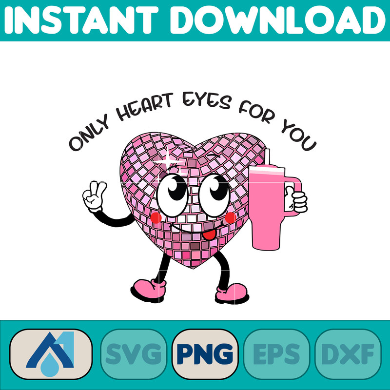 Retro Valentines Heart Stanley Png, Boujee Valentine Png, Stanley 40oz Tumbler Valentine Inspired Png (5).jpg