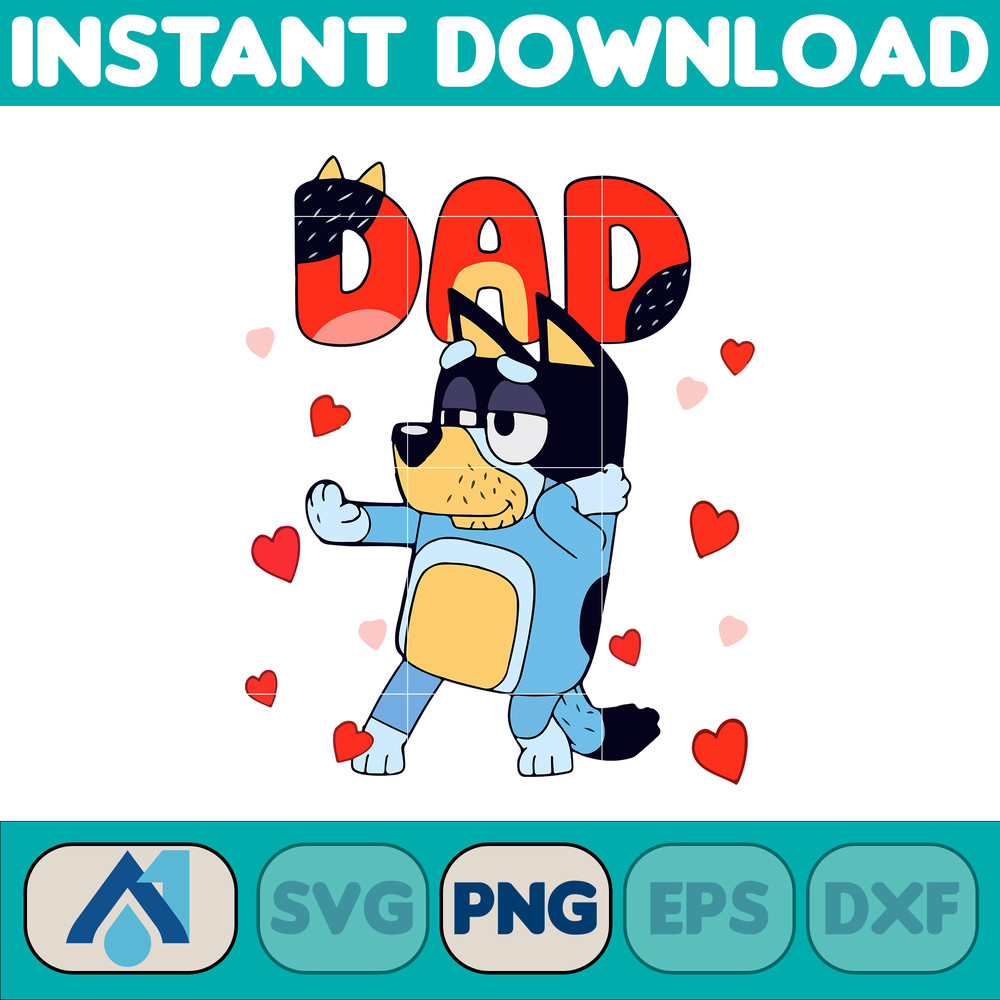 Bluey And Bingo Couple Png, Bluey Valentines Day Png, Blue Dogs Valentine's Day, Happy Valentine's Day Png (2).jpg