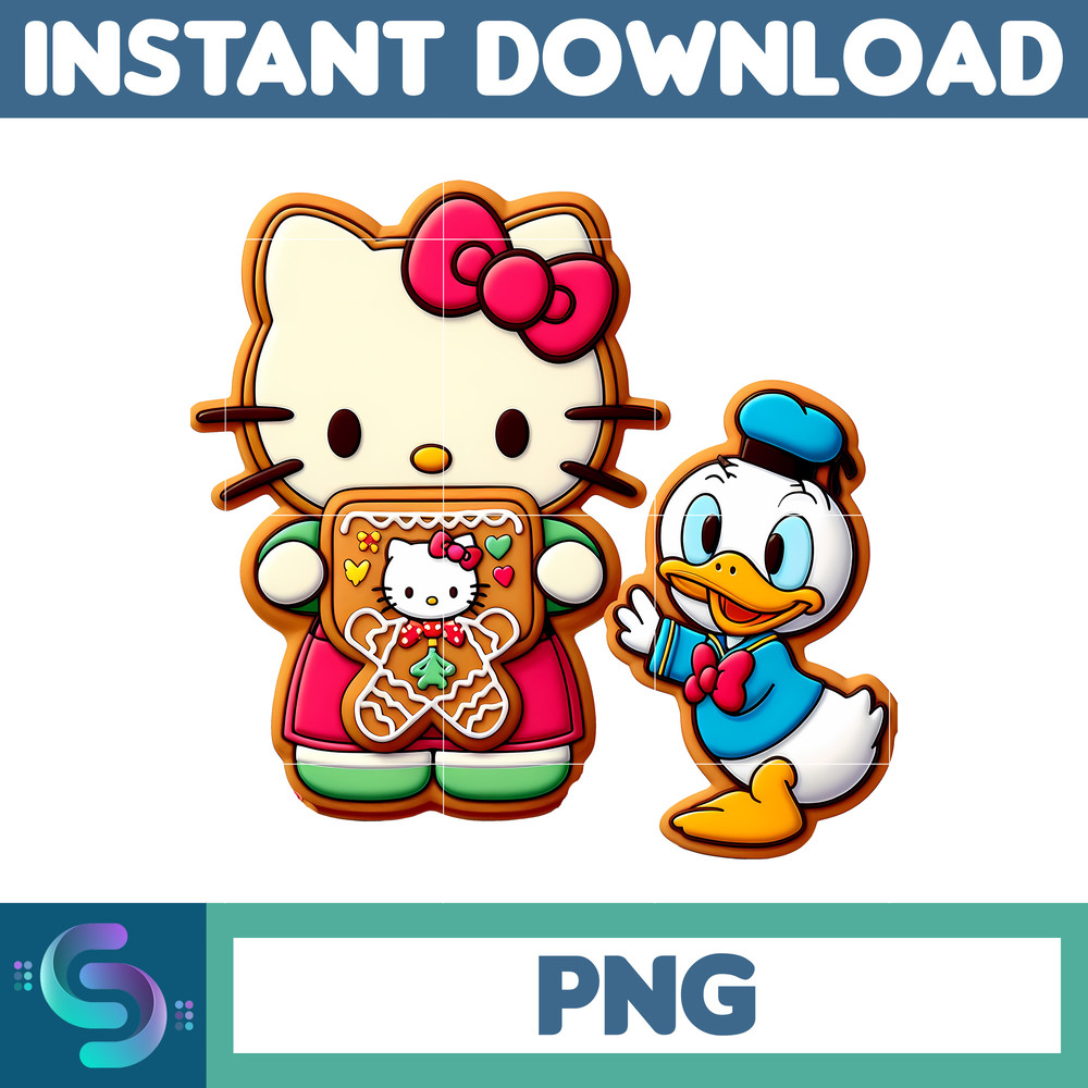 Christmas Png, Gingerbread Kawaii Kitty PNG, Gingerbread Kitty Clipart (24).jpg