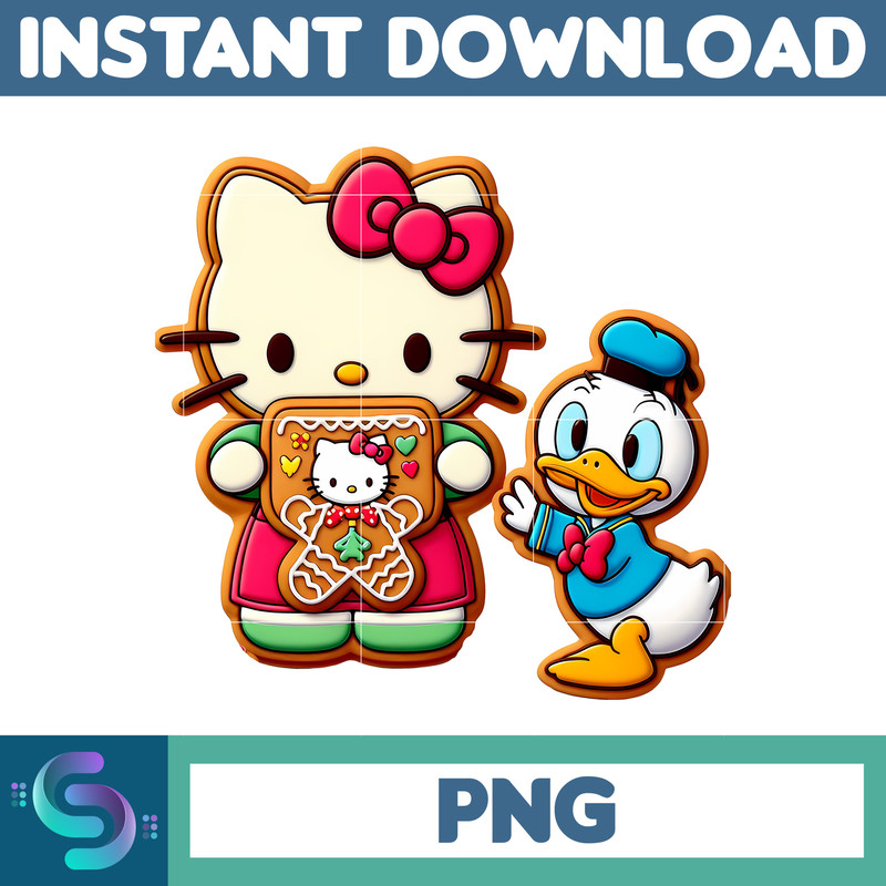 Christmas Png, Gingerbread Kawaii Kitty PNG, Gingerbread Kitty Clipart (24).jpg