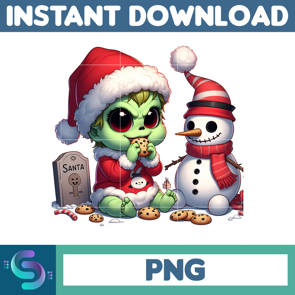 Baby Skeleton Grinch Png, Grinch Boujee Png, Christmas Trending 2023 Png (10).jpg