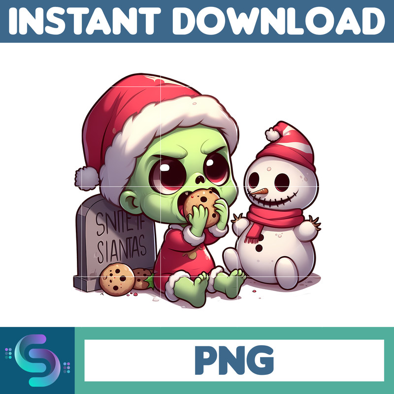 Baby Skeleton Grinch Png, Grinch Boujee Png, Christmas Trending 2023 Png (2).jpg