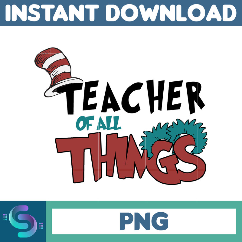 Reading Png, My Thing Png, Cat In The Hat Png, Teacher life Png, Teacher Of All Things Png, Teacher Life Png (23).jpg