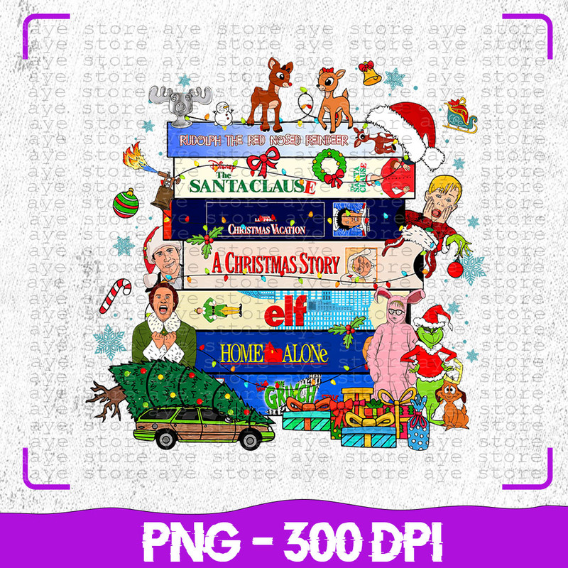 Christmas Movies VHS Png ChristmasDesign Png VHS Tapes 90s VHS Png 90s Style Christmas Png 90s Chri 0