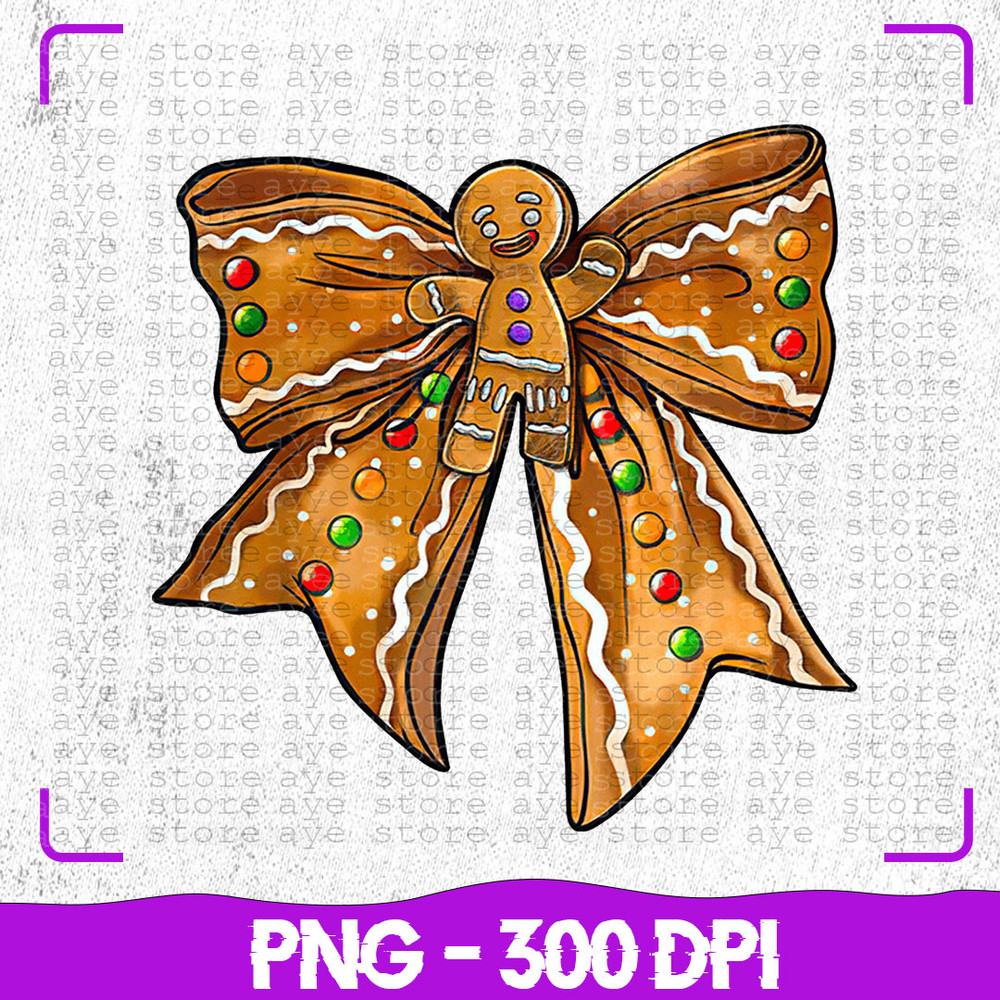 Christmas Coquette Bow PngChristmas Sublimation DesignsGingerbread PngChristmas BowNurse Ribbon Png 0