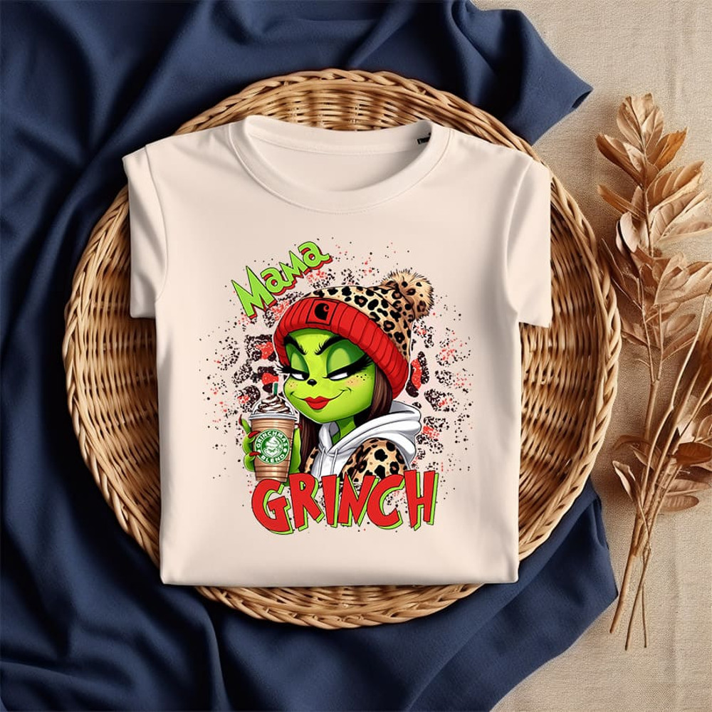 Grinchy Mama Png Retro Mama Christmas Png Christmas Png Mama Shirt Png Trendy Christmas Sublimation 1