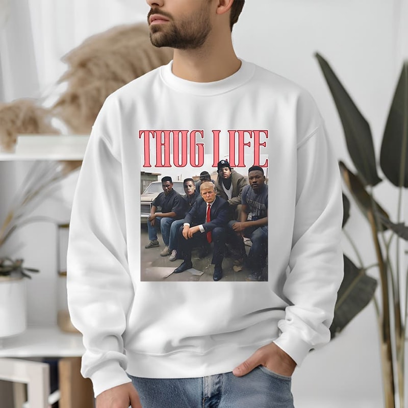 Viral Thug Life President Design Preppy Edgy PNG High Quality Sublimation Files Digital Download Tr 1