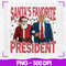 Santas Favorite President Png Humorous Trump Christmas Clipart PNG Funny Trump Santa Png Illustrati 0