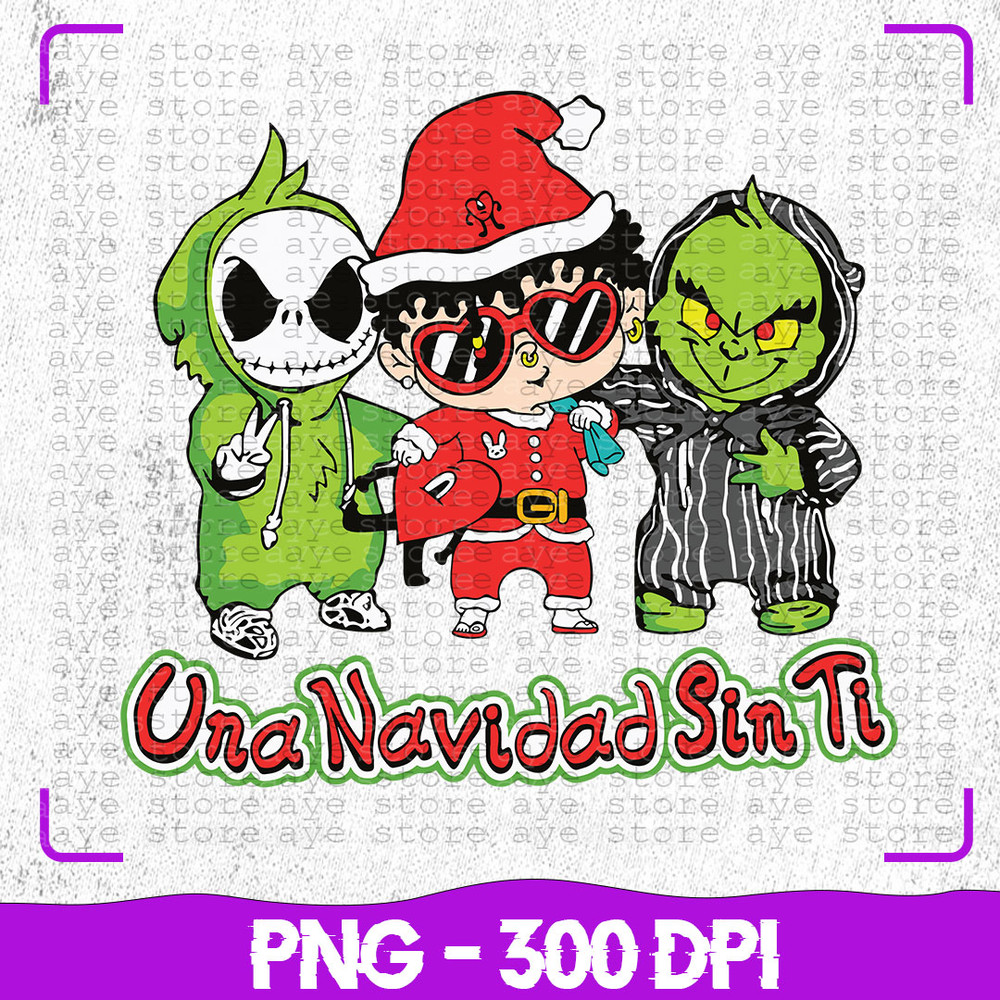 Bad Bunny Santa Png Un Verano Sin Ti PNG Una Navidad Sin Ti Png Christmas Lattes Christmas Benito L 0