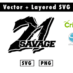 savage svg and png files for cricut machine , anime svg , manga svg , goku svg