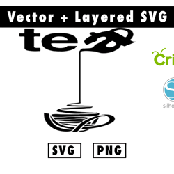 tea svg and png files for cricut machine , anime svg , manga svg , goku svg