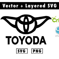 toyoda svg and png files for cricut machine , anime svg , manga svg , goku svg