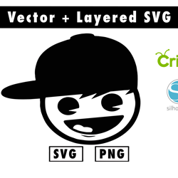 crew five logo svg and png files for cricut machine , anime svg , manga svg , goku svg