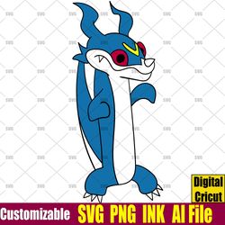 Veemon Digimon Dragon Ball SVG Veemon Dragon Ball  Coloring pages Veemon Digimonl  SVG png,Ink Circut desgin space