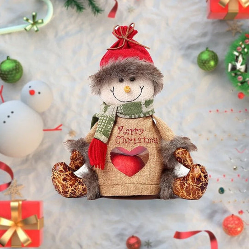 Christmas Gift Bags Zipper Design Creative Doll Candy Christmas Bag Christmas Gift Bag 5