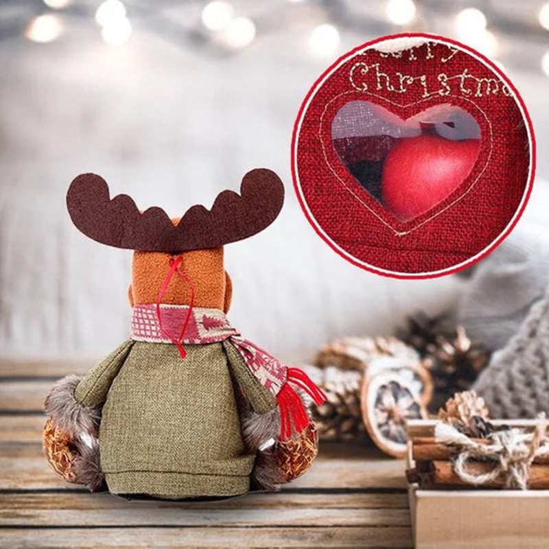 Christmas Gift Bags Zipper Design Creative Doll Candy Christmas Bag Christmas Gift Bag 4