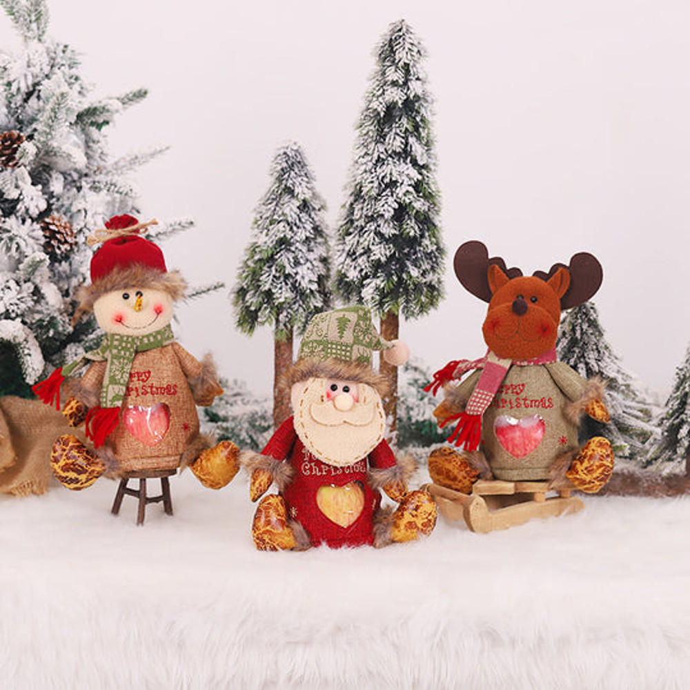 Christmas Gift Bags Zipper Design Creative Doll Candy Christmas Bag Christmas Gift Bag 0