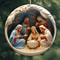 Christmas Jesus Nativity Ceramic Ornaments Christian Christmas Decorations Christmas Gift 1