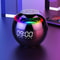 LED Smart Spherical Digital Alarm Clock With Portable Bluetooth Speaker 0