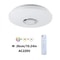 Smart RGB LED Ceiling Light with Bluetooth Speaker Remote
